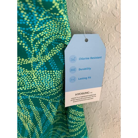 Lands End Chlorine Resistant Tankini Swim 14 DDD NWT - Picture 4 of 6